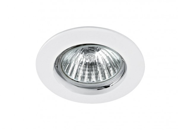 Spot fixe DISK Encastrable avec lampe halogène 230V 50W - Aric