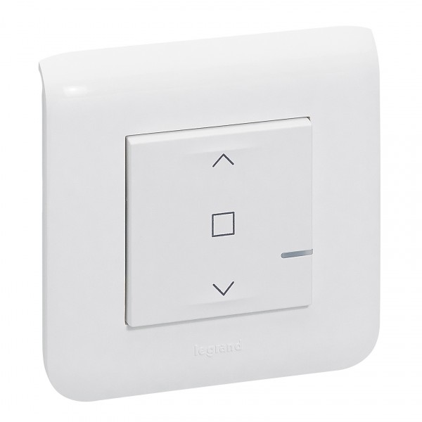 Interrupteur filaire connecté pour volet roulant Legrand Mosaic with Netatmo – Blanc