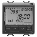 Horologe-reveil-thermometre 2m Noir
