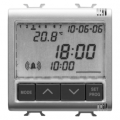 Horloge-reveil-thermometre 2m Titane