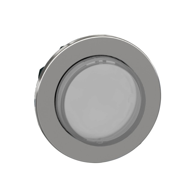 Harmony xb4 - tête bouton pousser-pousser lumineux - ø22 - flush - blanc