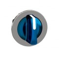 Harmony xb4 - tête bouton à manette lumineux - ø22 - flush - 3 pos rap c - bleu