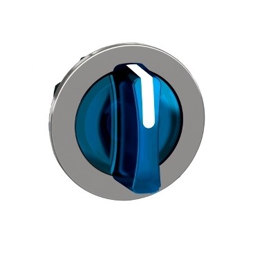 Harmony xb4 - tête bouton à manette lumineux - ø22 - flush - 3 pos rap gc - bleu