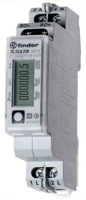 Compteur d'energie digital  5a nominal (32max) 230vac classe 1/b comptage total et partiel avec remise a zero (7E2382300000)