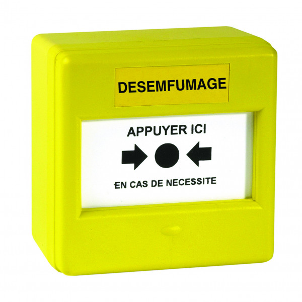 Coffret membrane jaune desenfumage