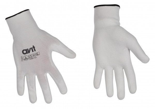 Gants revêtus de pu