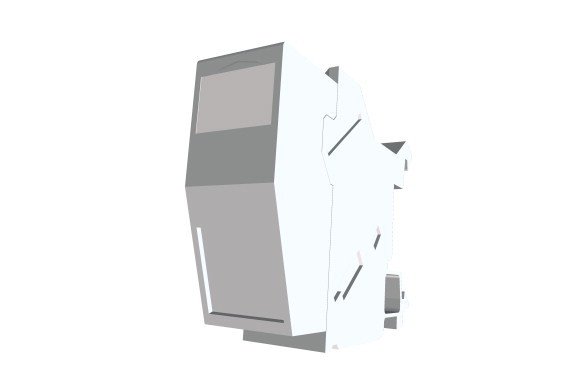 Module données coax. p. profilé-support  (E-DAT-F/IEC-B)