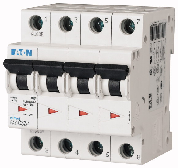 Disj faz 4p 20a 15ka (iec/en 60947-2) cbe d (FAZ-D20/4)