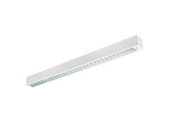 Luminaire Linéaire Blanc Surface LED 3000 lm RANA LINEAR S Sylvania – avec Louvre et Optique Prismatique