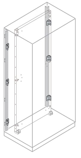 Renfort fixation plaque de fond armoire juxtaposée is2 (x6)