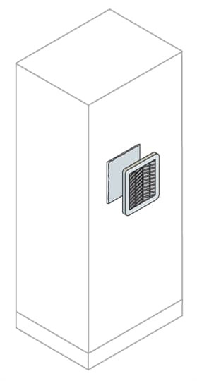 Grille filtre air 150x150 ip54