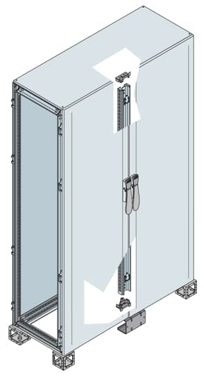 Cab.double portes pleine 2000x1200x800