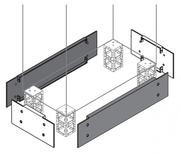 Habillage socle 200x600mm is2 (x2)