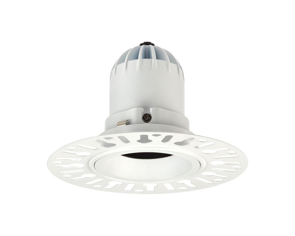 Encastré 1901 blanc trimless simple fixe 4000k faisceau extensif dim 230v ip65