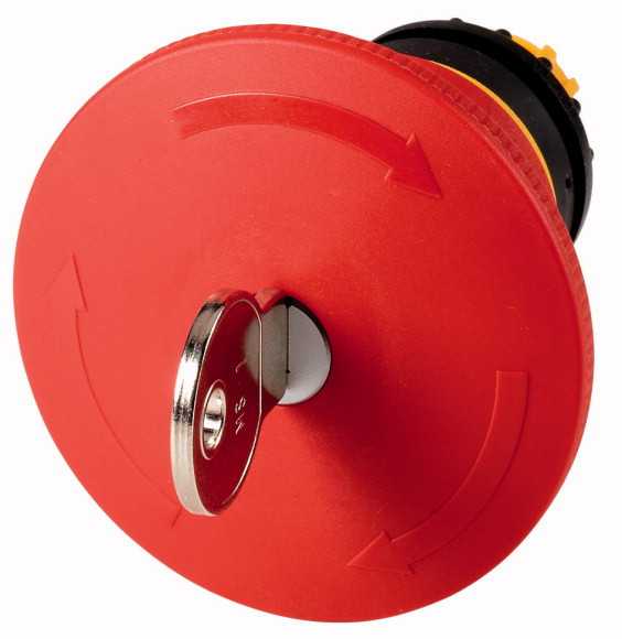 Bouton d'arrêt d'urgence, d=60mm, déverrouillé par clé, ms2-20 (m22-pvs60p-ms*)