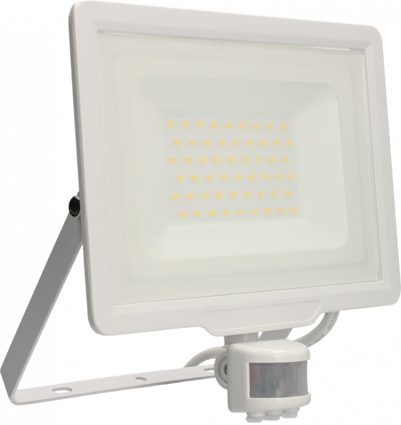 Projecteur Blanc avec Détecteur Infrarouge IP44 LED 50 W 4000 K 4250 lm FLD85 Arlux