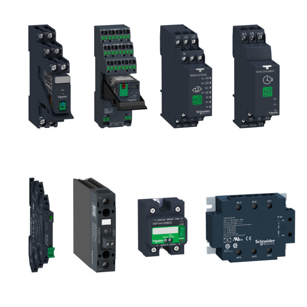 Relais statique - rail din, 1 phase, simple phase