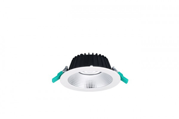 Downlight led - insaver slim rond ugr19 ip44 diamètre 150 9w 850lm 930