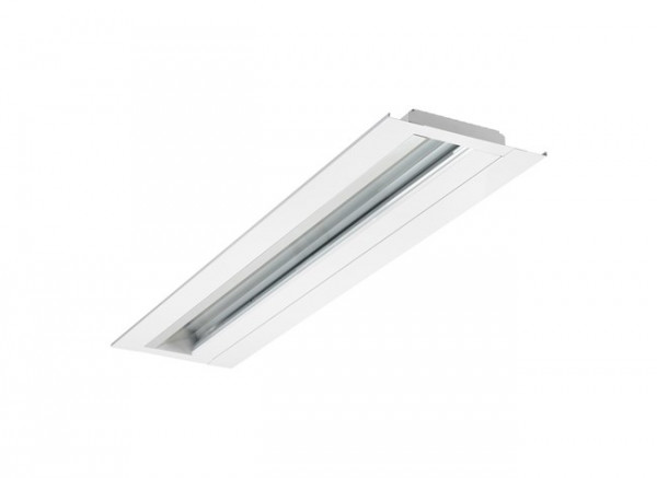 Luminaires tertiaire et scolaire encastrés - optix luminaire led encastré à optique asymétrique 1200x300mm 30w 3480lm 840 bla