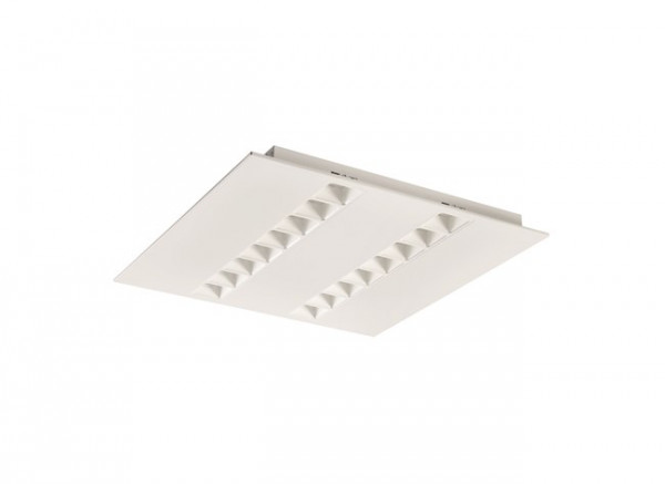 Luminaires tertiaire et scolaire encastrés - optix luminaire led encastré 600x600mm 2 lignes 28w 3500lm 940 blanc