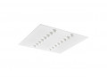 Luminaires tertiaire et scolaire encastrés - optix luminaire led encastré 600x600mm 2 lignes 23w 3350lm 840 blanc da