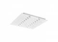 Luminaires tertiaire et scolaire encastrés - optix luminaire led encastré 600x600mm 2 lignes so 20w 2850lm 840 blanc da