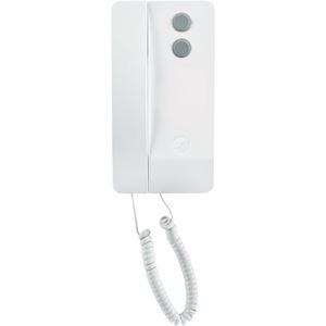 Interphone avec Combiné Couleur Blanche AGATA C Came – avec 1 Touche Auxiliaire Programmable
