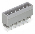 Connecteur mâle tht 1.0 x 1.0 mm solder pin droit, gris