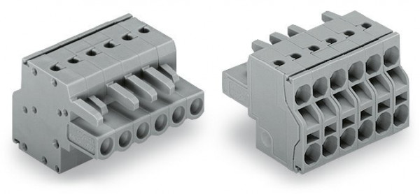 Connect fem ccs 5mm 9-pol/gris