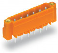 Connecteur mâle tht 1.2 x 1.2 mm solder pin droit, orange