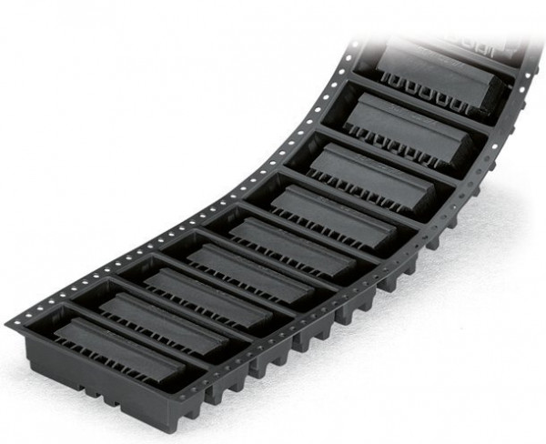 Connecteur mâle thr 1.2 x 1.2 mm solder pin  coudé, noir