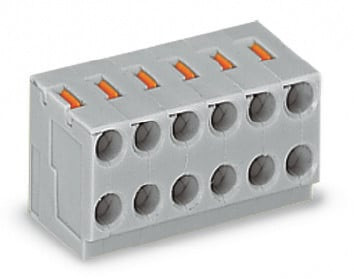 Connecteur femelle multipolaires 2 x 4 pôles