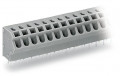 Barrette à bornes ci 1c 2,5 mm² / 24 pôles / pas 5-5,08 mm / gris