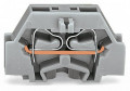 Borne modulaire 2c / 2,5 mm² / orange / pied de fixation