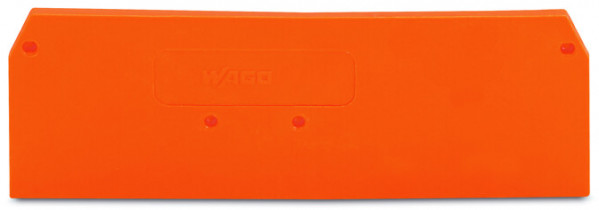 Plaque d'extrémité et intermédiaire / orange
