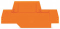 Plaque d'extrémité et intermédiaire épaisseur 2 mm / orange