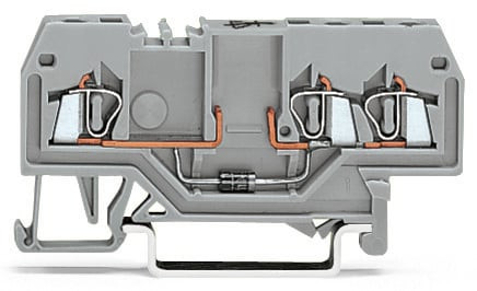 Borne à diode pour 3c avec diode 1 n 4007 / repérage central