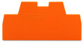 Plaque intermédiaire et d'extrémité / orange, epaisseur 1,1 mm