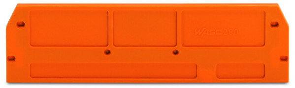 Plaque intermédiaire et d'extrémité / orange série 280