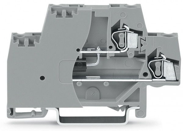 Borne avec diode de suppression et a 48 vdc