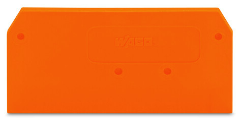 Plaque intermédiaire et d'extrémité / orange 4mm²