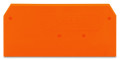 Plaque intermédiaire et d'extrémité / orange 4mm²