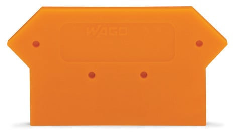 Plaque intermédiaire et d'extrémité / orange