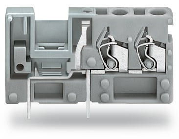 Borne modulaire de raccordement avec possibilité de pontage, 2c, pas 5 mm, vert-