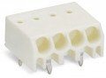 Borne pour circuits imprimés 1,5mm² pas3.5mm 3 pôles, blanc