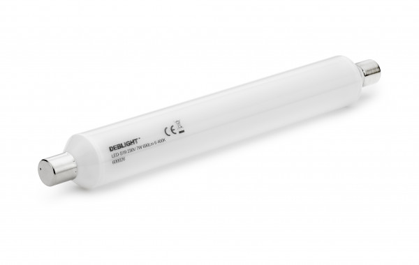 Tube linolite led 310mm s19 7w 6500k 620lm blanc