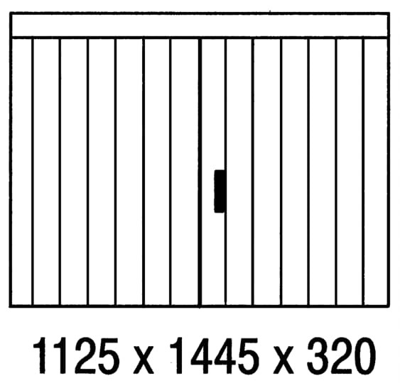 Eh3 / ap - 23 amoire de trottoir din 3 livrée en kit