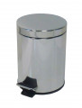 Collecteur à pédale 3l inox miroir