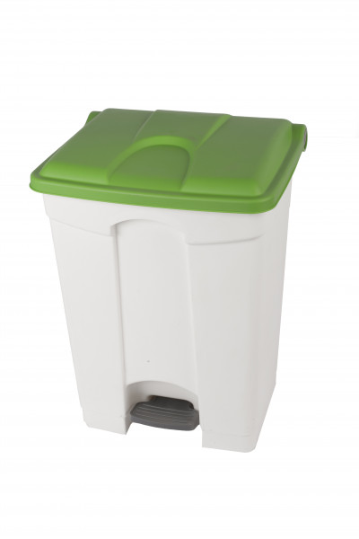 Container 70l blanc couvercle vert