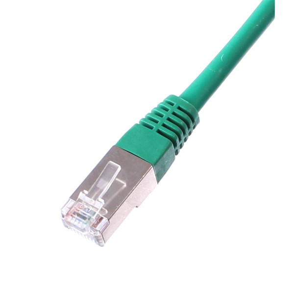 Cord rj cat5 ftp pvc vert 1m